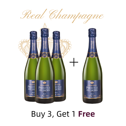 Champagne Prestige Des Sacres Brut 750ML 4 Pack | Thirst Beverage Marketplace