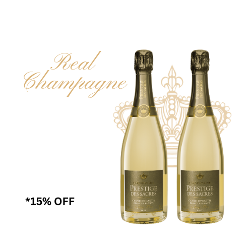 Champagne Prestige Des Sacres Cuvee Blanc de Blancs 750ML 2 Pack | Thirst Beverage Marketplace