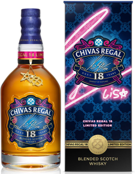 Chivas Regal 18 Years Old X Lisa 700ML | Thirst Beverage Marketplace