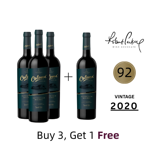 Colome Autentico Malbec 2020 750ML 4 Pack | Thirst Beverage Marketplace