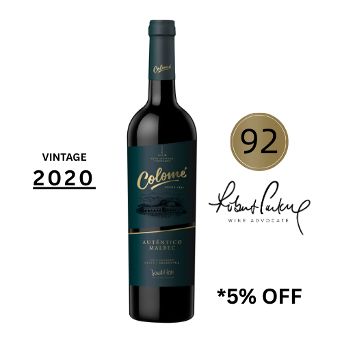 Colome Autentico Malbec 2020 750ML | Thirst Beverage Marketplace
