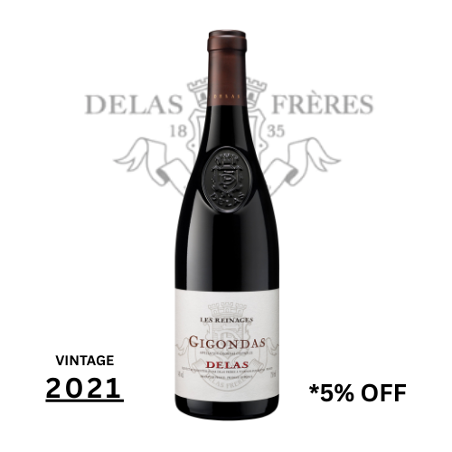 Delas Les Reinages Gigondas 2021 750ML | Thirst Beverage Marketplace