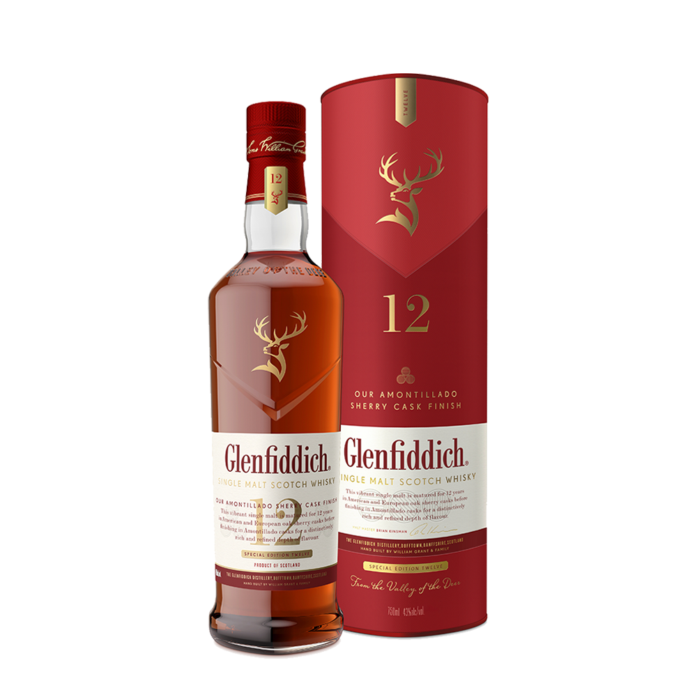 Glenfiddich 12 Year Old Sherry Cask Finish 700ML | Thirst Beverage Marketplace