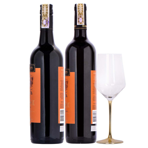 Hardys Tintara Shiraz & Cabernet Sauvignon 750ML Bundle with Free Gold Stem Glass thumbnail 4 | Thirst Beverage Marketplace