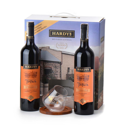 Hardys Tintara Shiraz & Cabernet Sauvignon 750ML Bundle with Free Swirl Glass | Thirst Beverage Marketplace