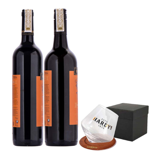 Hardys Tintara Shiraz & Cabernet Sauvignon 750ML Bundle with Free Swirl Glass thumbnail 3 | Thirst Beverage Marketplace