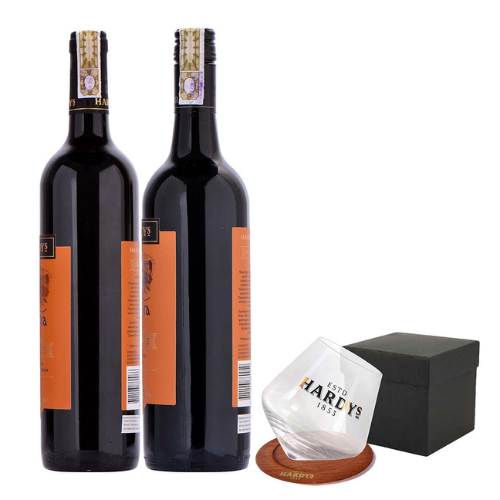 Hardys Tintara Shiraz & Cabernet Sauvignon 750ML Bundle with Free Swirl Glass thumbnail 4 | Thirst Beverage Marketplace