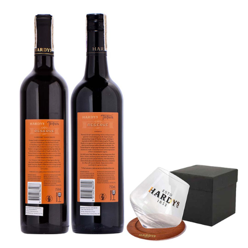 Hardys Tintara Shiraz & Cabernet Sauvignon 750ML Bundle with Free Swirl Glass thumbnail 5 | Thirst Beverage Marketplace
