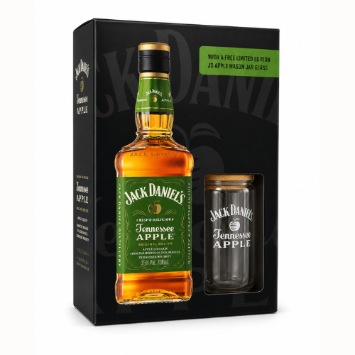 Jack Daniel's Tennessee Apple with Mason Jar Glass thumbnail 2 | Thirst Beverage Marketplace