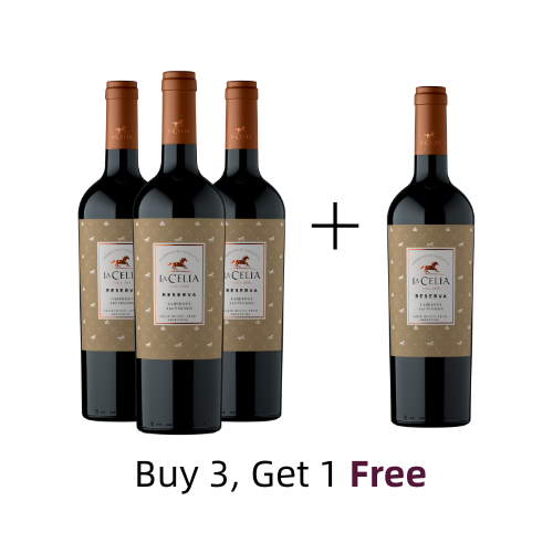La Celia Reserva Cabernet Sauvignon 750ML 4 Pack | Thirst Beverage Marketplace