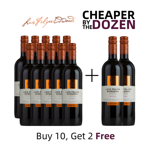 Luis Felipe Edwards Shiraz 750ML 12 Pack | Thirst Beverage Marketplace