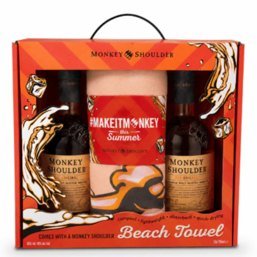 Monkey Shoulder Original Scotch Whisky 700ML Summer Beach Towel Gift Pack thumbnail 2 | Thirst Beverage Marketplace
