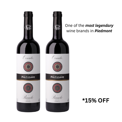 Pio Cesare Ornato Barolo 750ML 2 Pack | Thirst Beverage Marketplace
