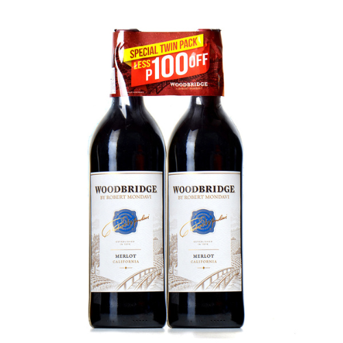 Robert Mondavi Woodbridge Merlot 750ML Twin Pack | Thirst Beverage Marketplace