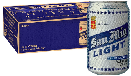San Mig Light 330ML Case | Thirst - Liquor on Demand