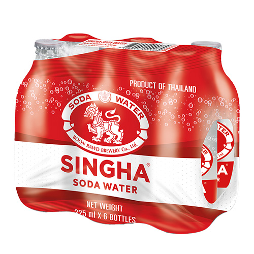 Singha Soda Water 325ML 6 Pack (Bottle) | Thirst Beverage Marketplace