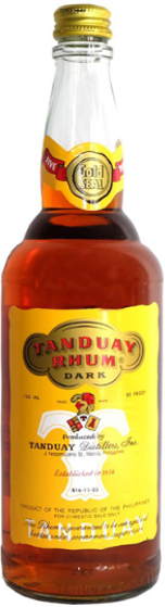 Tanduay Dark 5 Years Old 750ML | Thirst Beverage Marketplace