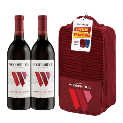 Woodbridge Cabernet Sauvignon 750ML 2 Pack with free Travel Bag | Thirst Beverage Marketplace