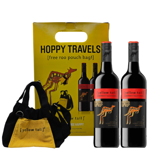 Yellow Tail Cabernet Sauvignon 750ML Pack with Free Roo Pouch Bag | Thirst Beverage Marketplace